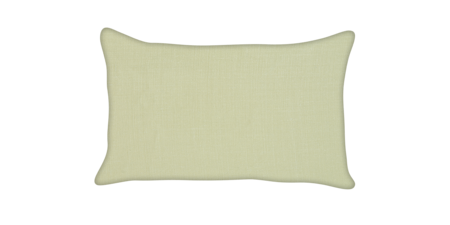 Custom Pillow - Lumbar - Celadon - Piping