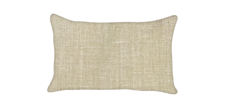 Custom Pillow - Lumbar - Oatmeal - Piping