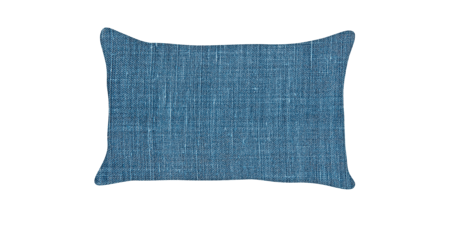 Custom Pillow - Lumbar - Textured Navy - None