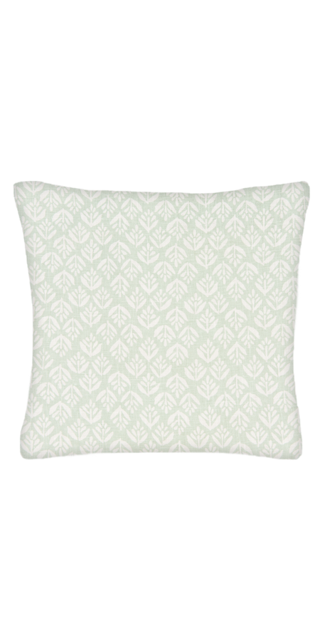 Custom Pillow - Square - Jaipur Mint - Piping