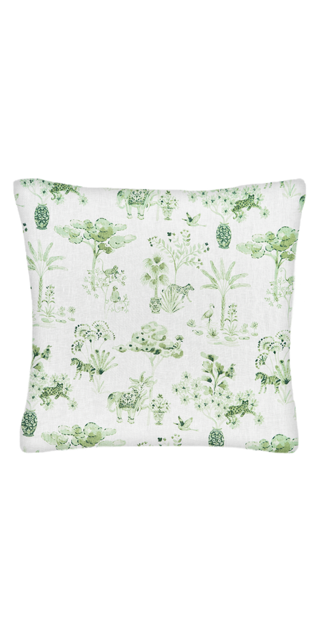 Custom Pillow - Square - Jungle Sage - Piping