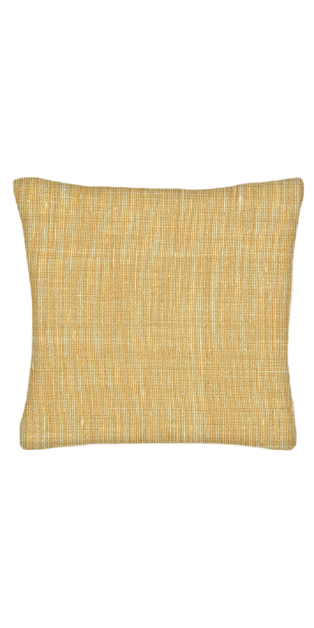 Custom Pillow - Square - Textured Marigold - Piping