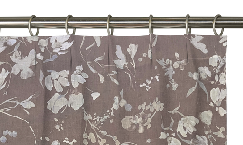 Custom Drape - Euro - Courtyard Rust - 30 " width x 90 " height