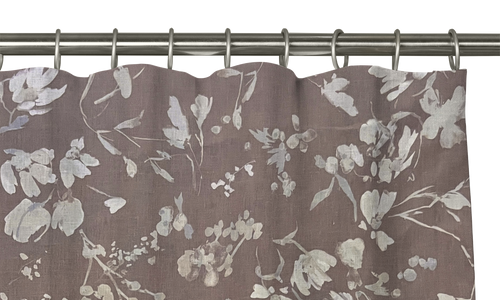 Custom Drape - Flat top - Courtyard Rust - 5 " width x 9 " height