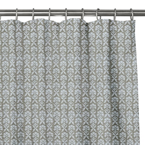 Custom Drape - Flat top - Hollyhock Chalk - 20 1/2" width x 81 " height