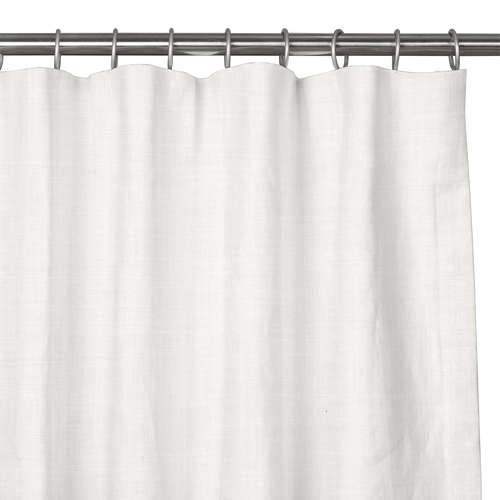 Custom Drape - Flat top - Bright White - 97 1/2" width x 110 " height