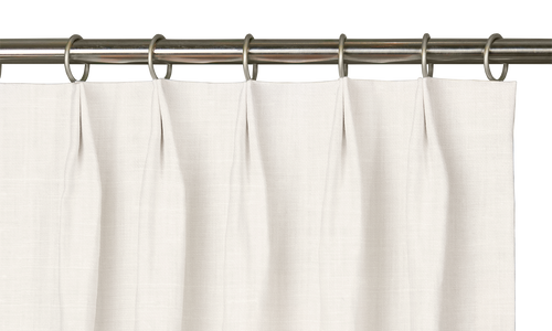 Custom Drape - Euro - Ivory - 50 " width x 84 " height