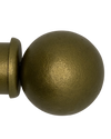 Custom Drapery Rod - Ball Finial - Gold - 82"