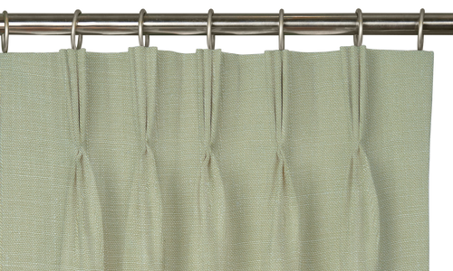 Custom Drape - Triple pinch - Celadon - 54 " width x 100 " height