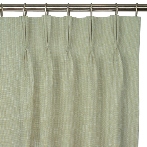Custom Drape - Triple pinch - Celadon - 62 " width x 100 " height