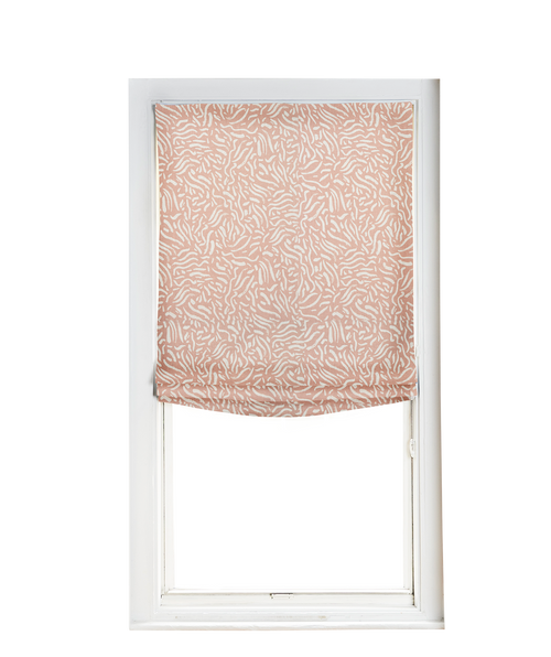 Custom Shade - Soft - Chagall Rose - 51 " width x 55 " height