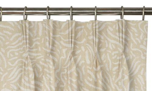 Custom Drape - Triple pinch - Chagall Sahara - 11 " width x 96 " height