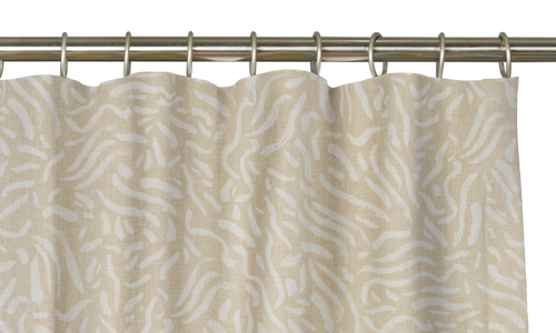 Custom Drape - Flat top - Chagall Sahara - 35 " width x 90 " height