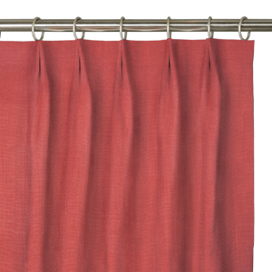 Custom Drape - Euro - Coral - 75 " width x 84 " height