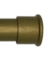 Custom Drapery Rod - End Cap - Brass - 118"