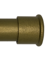 Custom Drapery Rod - End Cap - Brass - 124"