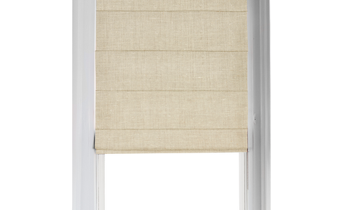 Custom Shade - Ribbed - Flax - 15 " width x 44 5/8" height