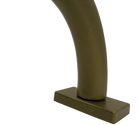 Custom Drapery Rod - French Return - Black - 100"