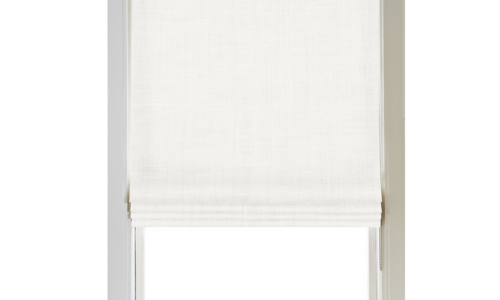 Custom Shade - Flat - Ivory - 48 " width x 68 " height