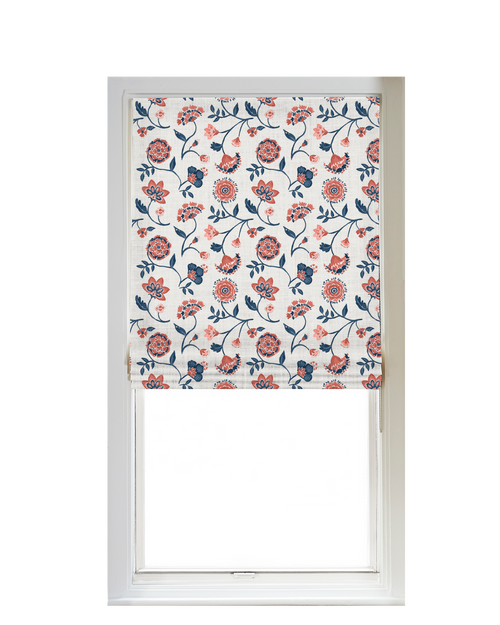 Custom Shade - Flat - Jacobean - 40 " width x 68 " height