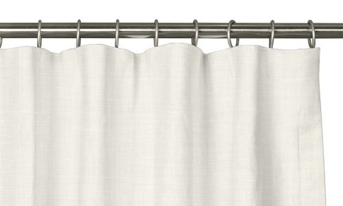 Custom Drape - Flat top - Ivory - 5 " width x 9 " height
