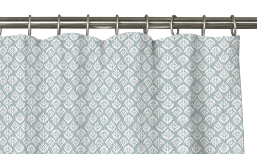 Custom Drape - Flat top - Jaipur Sky - 5 " width x 9 " height