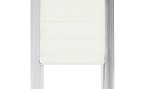 Custom Shade - Ribbed - Ivory - 21 1/2" width x 36 1/2" height