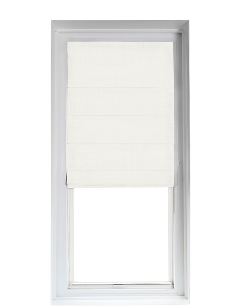 Custom Shade - Ribbed - Ivory - 72 " width x 50 " height