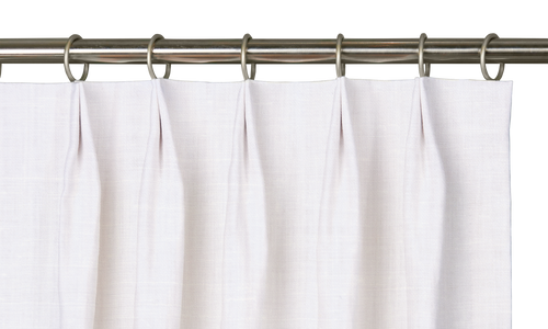 Custom Drape - Euro - Soft Snow - 33 " width x 102 " height
