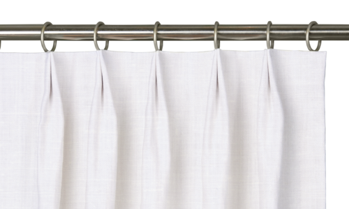 Custom Drape - Euro - Soft Snow - 24 " width x 84 " height