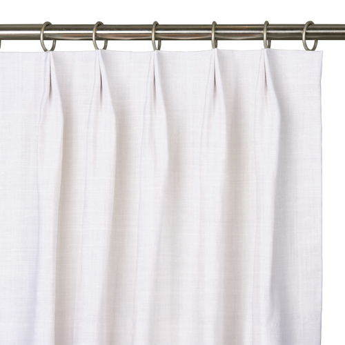 Custom Drape - Euro - Soft Snow - 38 " width x 113 " height