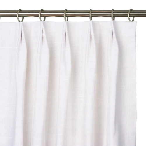 Custom Drape - Euro - Soft Snow - 18 " width x 120 " height