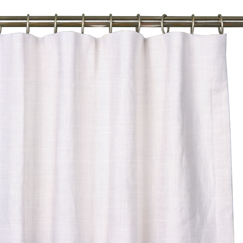 Custom Drape - Flat top - Soft Snow - 55 " width x 131 " height