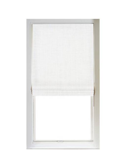 Custom Shade - Flat - Soft Snow - 38 3/4" width x 64 1/4" height