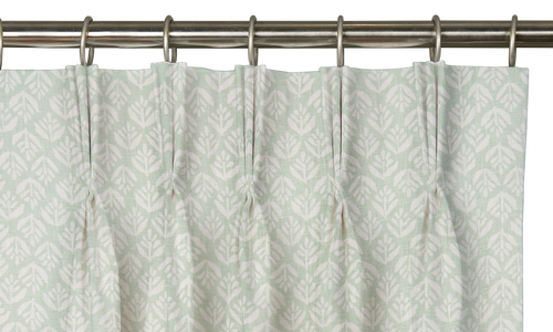Custom Drape - Triple pinch - Jaipur Mint - 24 " width x 91 " height