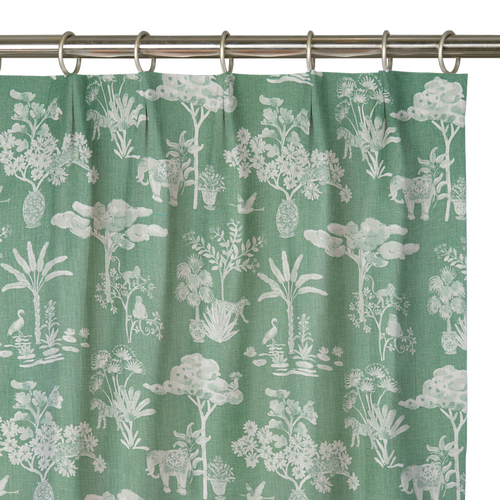 Custom Drape - Euro - Jungle Garden - 33 " width x 85 " height
