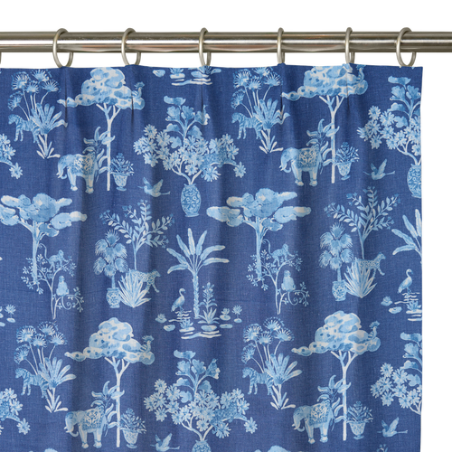 Custom Drape - Euro - Jungle Midnight - 77 " width x 97 " height