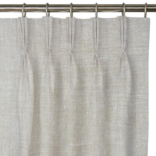 Custom Drape - Triple pinch - Oatmeal - 29 5/8" width x 88 1/2" height