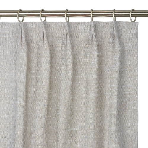 Custom Drape - Euro - Oatmeal - 35 " width x 100 " height