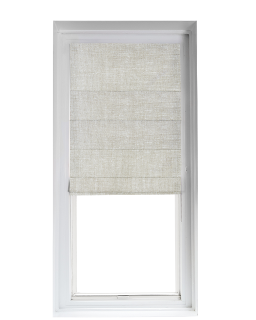 Custom Shade - Ribbed - Oatmeal - 34 " width x 53 1/2" height
