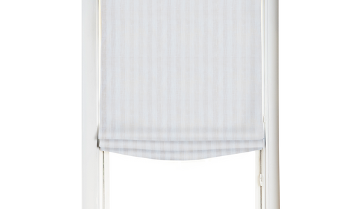 Custom Shade - Soft - Striped Oyster - 27 5/8" width x 56 1/2" height