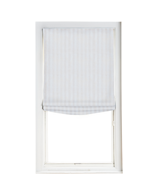 Custom Shade - Soft - Striped Oyster - 31 1/8" width x 52 1/8" height