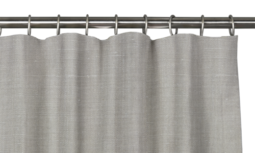 Custom Drape - Flat top - Textured Grey - 15 3/4" width x 75 " height