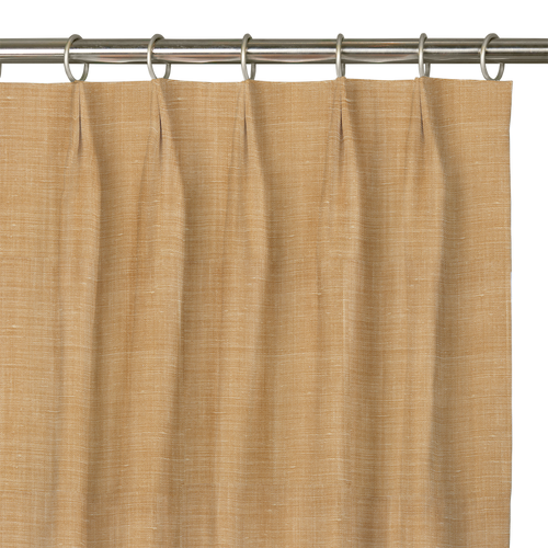 Custom Drape - Euro - Textured Marigold - 70 3/8" width x 100 1/4" height