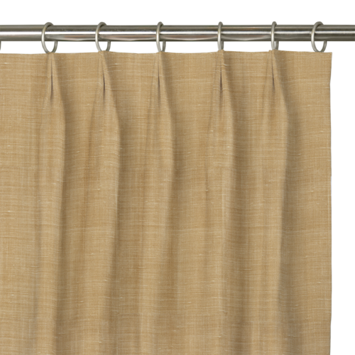 Custom Drape - Euro - Textured Marigold - 70 " width x 106 1/2" height