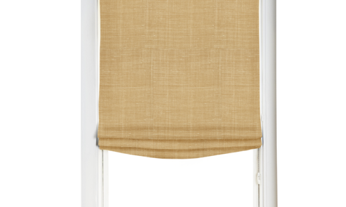 Custom Shade - Soft - Textured Marigold - 42 " width x 14 " height