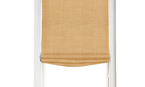 Custom Shade - Soft - Textured Marigold - 21 1/4" width x 52 1/4" height