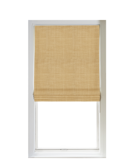 Custom Shade - Flat - Textured Marigold - 75 1/2" width x 51 1/2" height