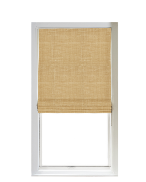 Custom Shade - Flat - Textured Marigold - 52 1/2" width x 28 " height
