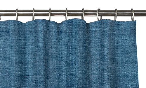 Custom Drape - Euro - Textured Navy - 22 " width x 22 " height